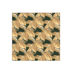 Scrapbook Leaves Decorative Satin Bandana Scarf by Pakrebo