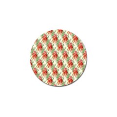 Seamless Background Vintage Golf Ball Marker (4 Pack) by Pakrebo