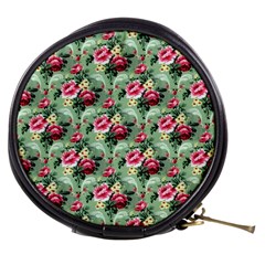 Floral Pattern Ornate Decorative Mini Makeup Bag by Pakrebo