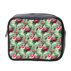 Floral Pattern Ornate Decorative Mini Toiletries Bag (two Sides) by Pakrebo