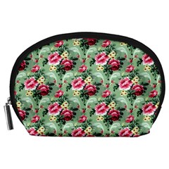 Floral Pattern Ornate Decorative Accessory Pouch (large) by Pakrebo