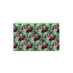 Floral Pattern Ornate Decorative Cosmetic Bag (xs) by Pakrebo