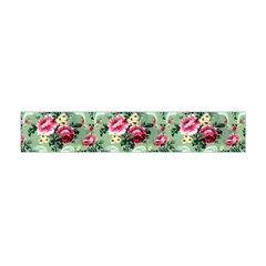 Floral Pattern Ornate Decorative Flano Scarf (mini) by Pakrebo