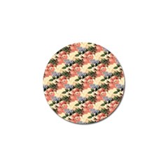 Flower Floral Decoration Pattern Golf Ball Marker