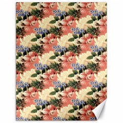 Flower Floral Decoration Pattern Canvas 18  x 24 