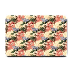 Flower Floral Decoration Pattern Small Doormat 