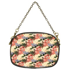 Flower Floral Decoration Pattern Chain Purse (Two Sides)