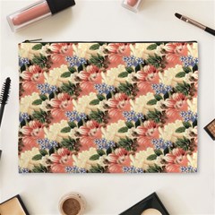 Flower Floral Decoration Pattern Cosmetic Bag (XL)