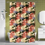 Flower Floral Decoration Pattern Shower Curtain 48  x 72  (Small)  Curtain(48  X 72 ) - 42.18 x64.8  Curtain(48  X 72 )