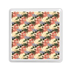 Flower Floral Decoration Pattern Memory Card Reader (square) by Pakrebo