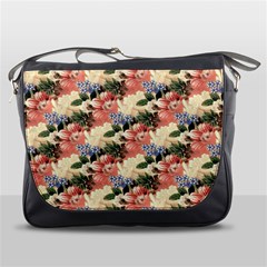 Flower Floral Decoration Pattern Messenger Bag by Pakrebo