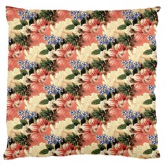 Flower Floral Decoration Pattern Large Cushion Case (One Side)