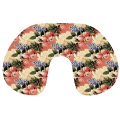 Flower Floral Decoration Pattern Travel Neck Pillow