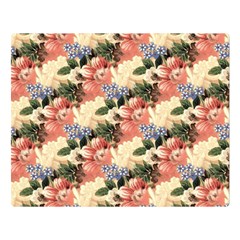 Flower Floral Decoration Pattern Double Sided Flano Blanket (Large) 