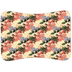 Flower Floral Decoration Pattern Velour Seat Head Rest Cushion