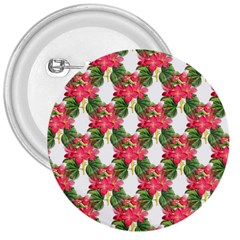 Floral Seamless Decorative Spring 3  Buttons by Pakrebo