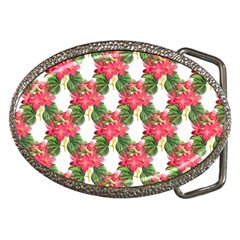 Floral Seamless Decorative Spring Belt Buckles by Pakrebo