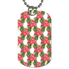 Floral Seamless Decorative Spring Dog Tag (one Side) by Pakrebo