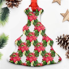 Floral Seamless Decorative Spring Christmas Tree Ornament (two Sides) by Pakrebo