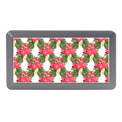 Floral Seamless Decorative Spring Memory Card Reader (mini) by Pakrebo