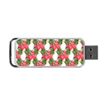 Floral Seamless Decorative Spring Portable USB Flash (One Side) Front