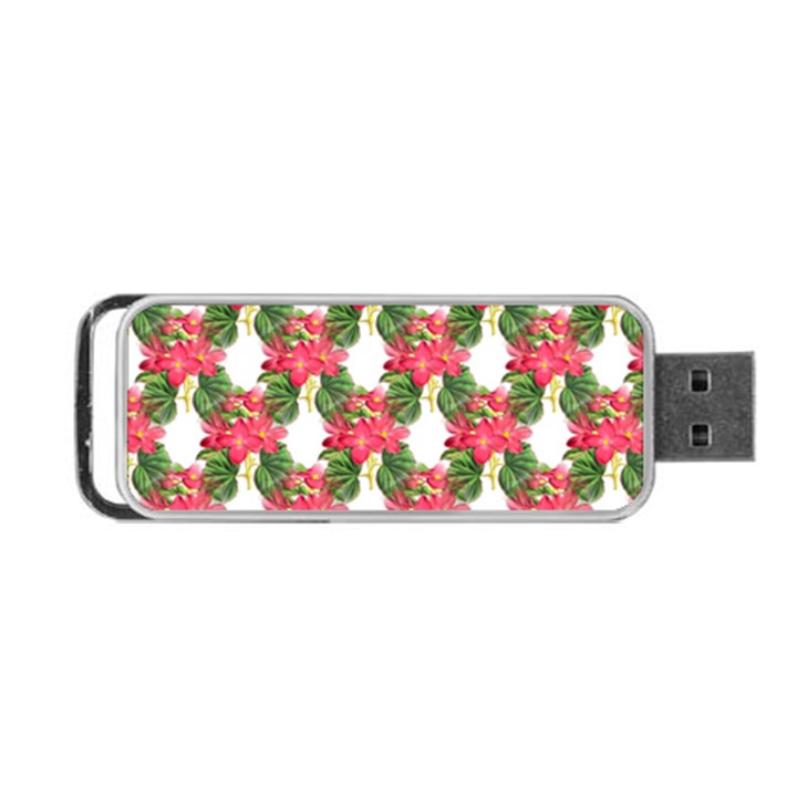 Floral Seamless Decorative Spring Portable USB Flash (One Side)