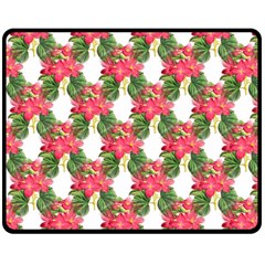 Floral Seamless Decorative Spring Double Sided Fleece Blanket (medium)  by Pakrebo