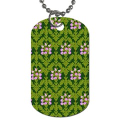 Pattern Nature Texture Heather Dog Tag (one Side) by Pakrebo