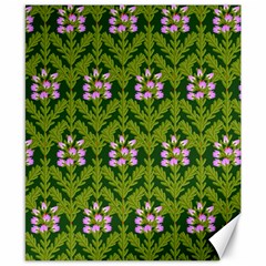 Pattern Nature Texture Heather Canvas 8  X 10  by Pakrebo