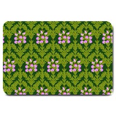 Pattern Nature Texture Heather Large Doormat  by Pakrebo