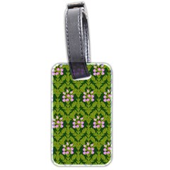 Pattern Nature Texture Heather Luggage Tag (two Sides) by Pakrebo