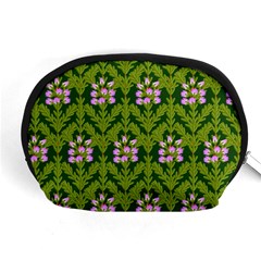 Pattern Nature Texture Heather Accessory Pouch (medium) by Pakrebo