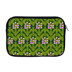 Pattern Nature Texture Heather Apple Macbook Pro 17  Zipper Case by Pakrebo