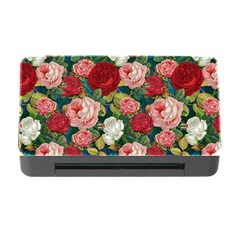 Roses Repeat Floral Bouquet Memory Card Reader With Cf by Pakrebo