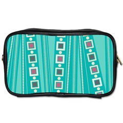 Non Seamless Pattern Background Blue Toiletries Bag (one Side) by Pakrebo