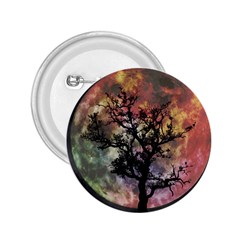 Full Moon Silhouette Tree Night 2 25  Buttons by Pakrebo