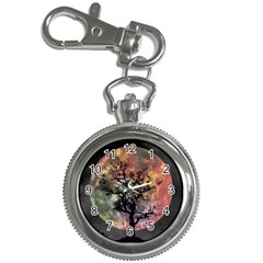 Full Moon Silhouette Tree Night Key Chain Watches by Pakrebo