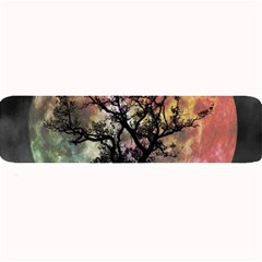 Full Moon Silhouette Tree Night Large Bar Mats by Pakrebo