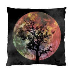 Full Moon Silhouette Tree Night Standard Cushion Case (one Side) by Pakrebo