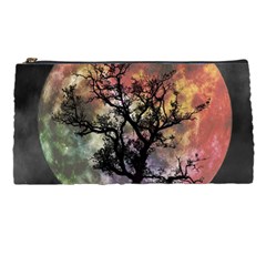 Full Moon Silhouette Tree Night Pencil Cases by Pakrebo