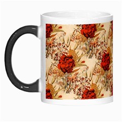 Scrapbook Floral Background Vintage Morph Mugs by Pakrebo