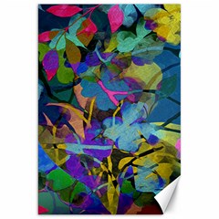 Flowers Abstract Branches Canvas 20  X 30 