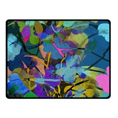 Flowers Abstract Branches Fleece Blanket (small) by Pakrebo