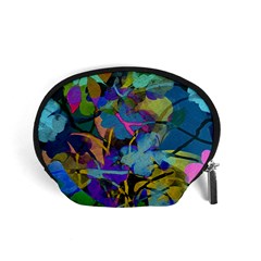 Flowers Abstract Branches Accessory Pouch (small) by Pakrebo