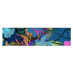 Flowers Abstract Branches Satin Scarf (oblong) by Pakrebo