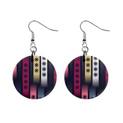 Non Seamless Pattern Background Mini Button Earrings by Pakrebo