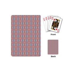 Pink Graphics Pattern Ornament Playing Cards Single Design (mini)