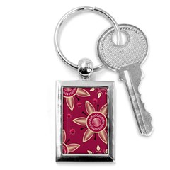 Background Non Seamless Pattern Art Key Chain (rectangle) by Pakrebo