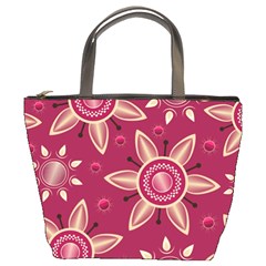 Background Non Seamless Pattern Art Bucket Bag by Pakrebo