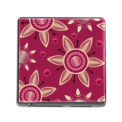 Background Non Seamless Pattern Art Memory Card Reader (square 5 Slot) by Pakrebo